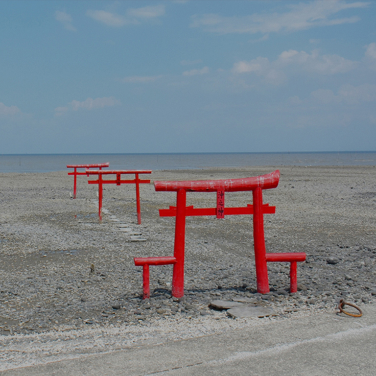 太良・海の中にある鳥居
