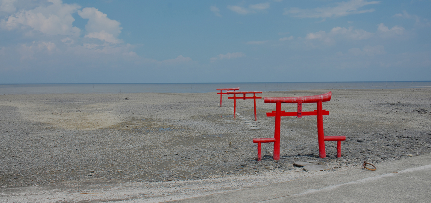 太良・海の中にある鳥居